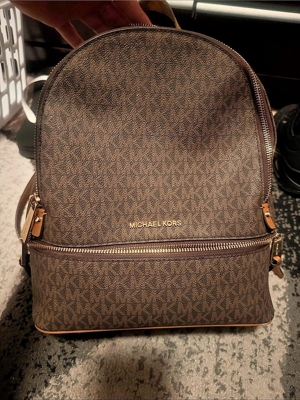 Michael Kors Brown Backpack Like New